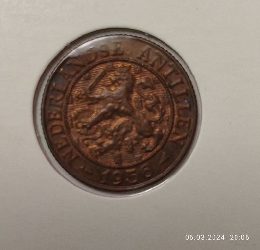 Нидерландские Антильские острова 2,5 цента, 1956
