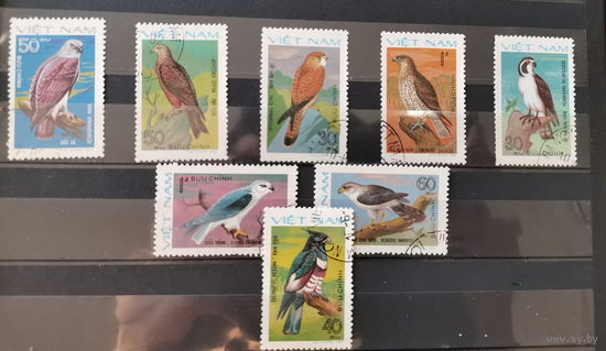 Вьетнам 1982г. Хищные птицы *[Mi 1232-1239] полная серия (2,20 e)