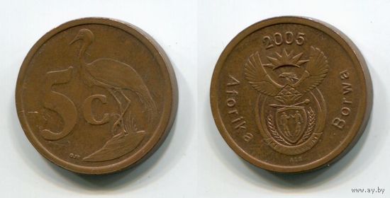 Южная Африка. 5 центов (2005)