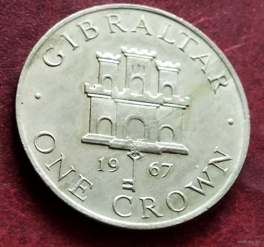 Гибралтар 1 крона, 1967-1970