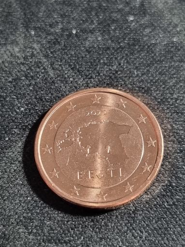 Эстония 1 цент 2022 Unc