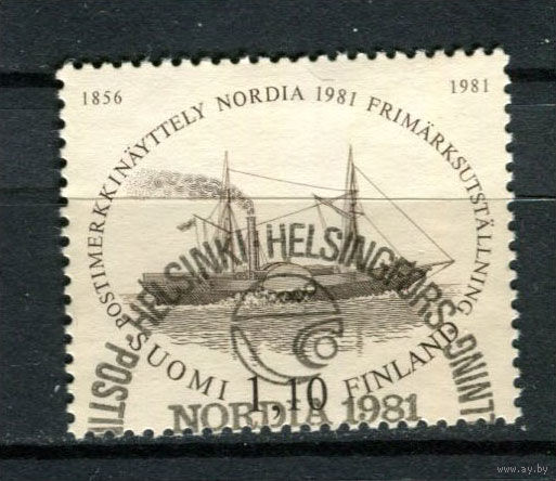 Финляндия - 1981 - Почтовый корабль Князь Меншиков - [Mi. 880] - полная серия - 1 марка. Гашеная.  (Лот 168AZ)