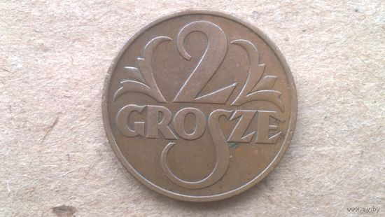 Польша 2 гроша, 1937г. (D-53)