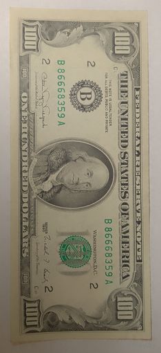 100 долларов США серия 1990 г.
