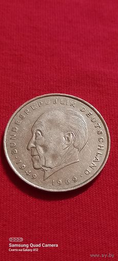 Германия, 2 марки 1972 (J).