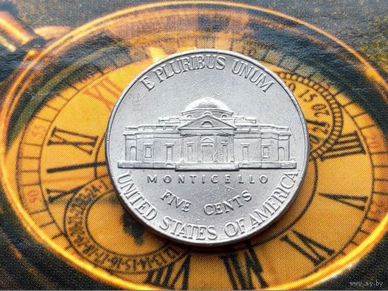 США. 5 центов 2006 D (Jefferson Nickel).