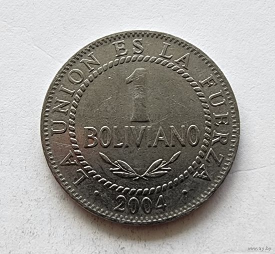 Боливия 1 боливиано, 2004