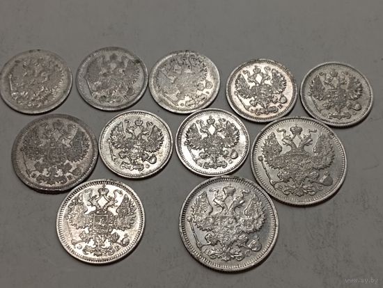 Россия набор 11 монет без повторов