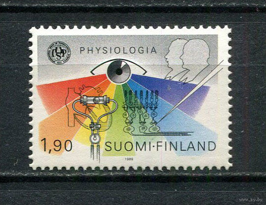 Финляндия - 1989 - 31-й Международный конгресс физиологических наук - [Mi. 1073] - полная серия - 1 марка. MNH.  (Лот 95Du)