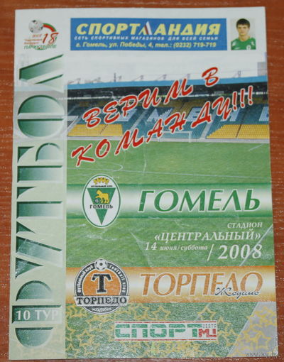 2008 Гомель - Торпедо Жодино