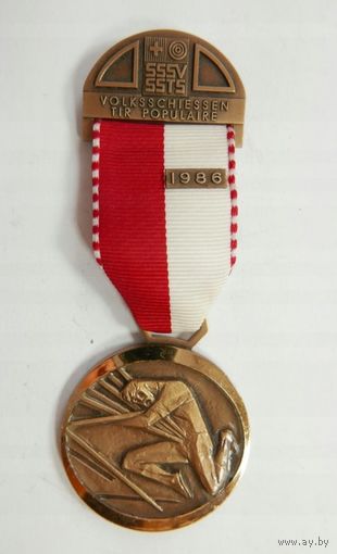 Швейцария, Памятная медаль 1986 год.
