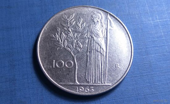 100 лир 1963. Италия.