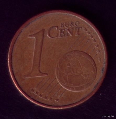 1 цент 2002 год J Германия