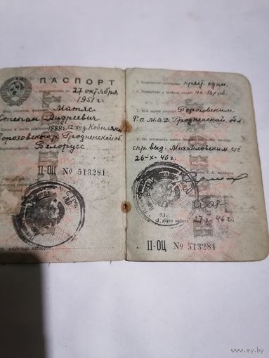 Паспорт 46 год