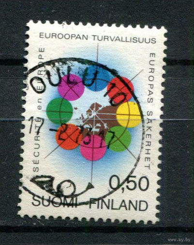 Финляндия - 1972 - Конференция по европейской безопасности в Хельсинки - [Mi. 715] - полная серия - 1 марка. Гашеная.  (Лот 175AP)