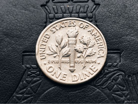 США. 10 центов (1 дайм) 1990 D (Roosevelt Dime).