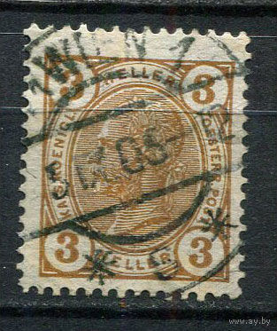 Австро-Венгрия - 1905 - Император Франц Иосиф - 3H - [Mi.121] - 1 марка. Гашеная.  (Лот 7EM)-T7P4