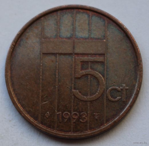Нидерланды 5 центов, 1993 г.