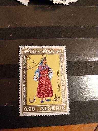 1971 Алжир национальные костюмы  искусство культура (4-8)