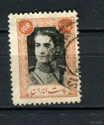 Иран - 1942 - Шах Мохаммад Реза Пехлеви 10R - [Mi.770] - 1 марка. Гашеная.  (LOT X45)