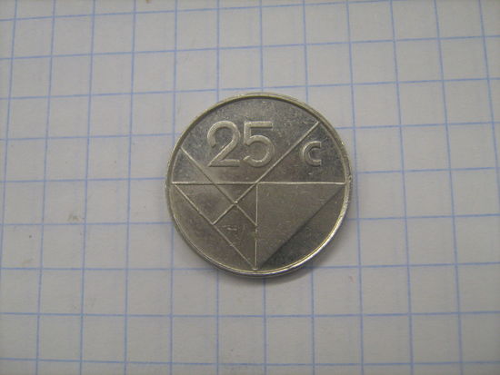 Аруба 25 центов 2003г.km3