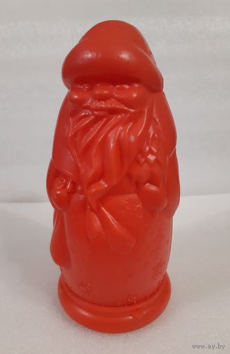 Ёлочная игрушка (коробка для конфет) Дед Мороз, пластик. СССР