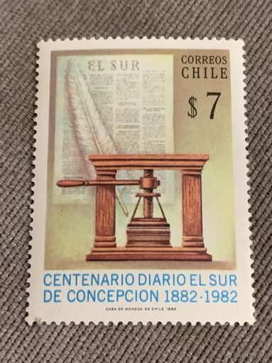 Чили 1982. Centenario diario el sur de conception 1882-1982