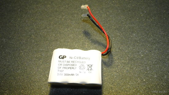 Батарея аккумуляторная GP (3,6V, 300мАh)