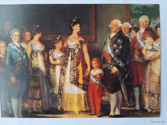 Гойя. Семья Карла IV. Издание Испании
