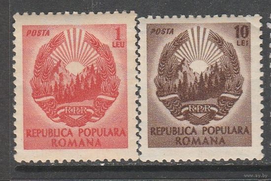 Румыния /герб/ 2 марки 1948г
