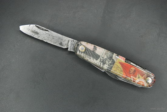 Нож ''Офицерский'' с самодельными накладками СССР