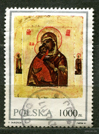 Икона. Владимирская Богоматерь. Польша. 1991