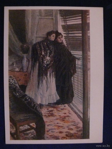 Коровин К. А., У балкона. Испанки Леонора и Ампара (2), 1963.