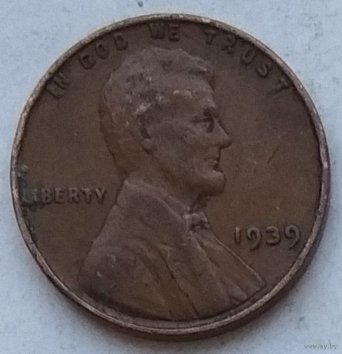 США 1 цент 1939 г.