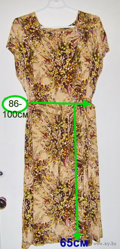 Костюм цветной летний, платье с пиджаком,р.48-50