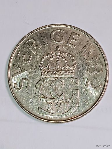 Швеция 5 крон 1982 года .
