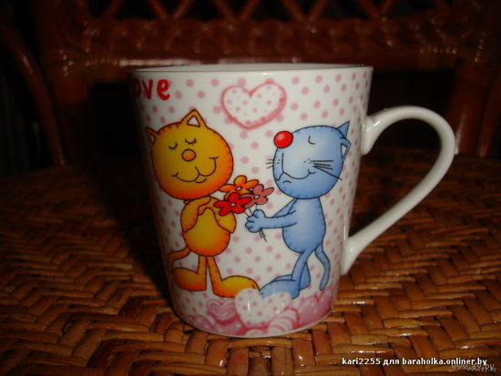 Чашка чайная Влюблённые коты