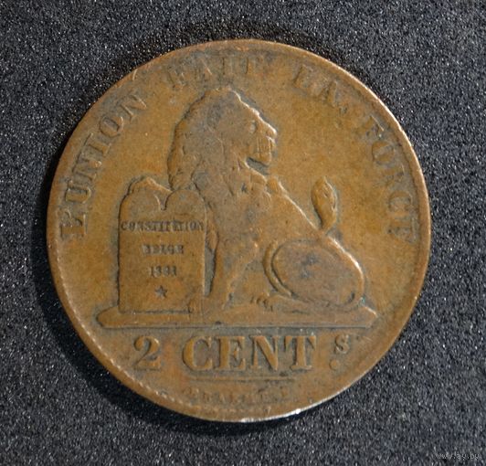Бельгия 2 сантима, 1860