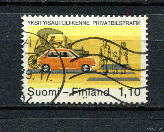 Финляндия - 1979 - Автомобили - [Mi. 849] - полная серия - 1 марка. Гашеная.  (Лот 174AY)