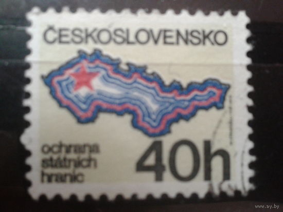 Чехословакия 1981 карта страны