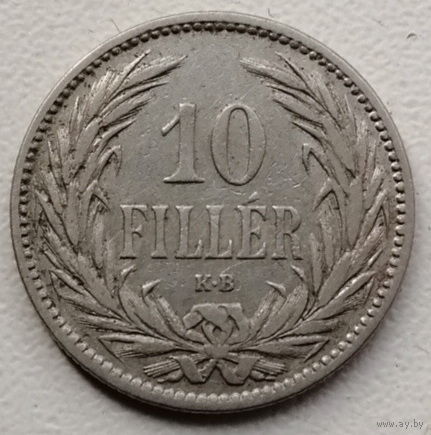 Венгрия 10 филлер 1894
