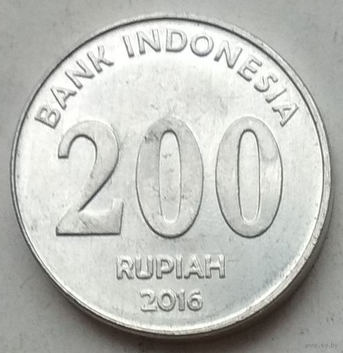Индонезия 200 рупий 2016 г.