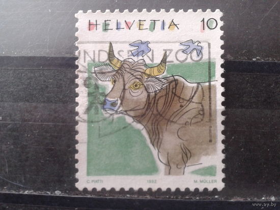 Швейцария 1992 Стандарт, корова