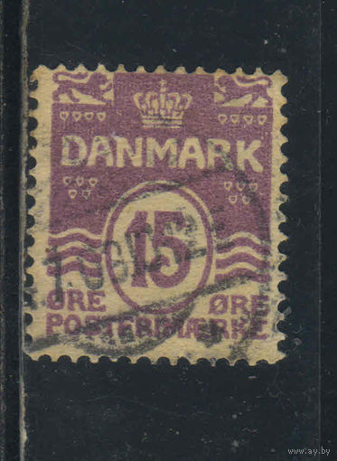 Дания 1905 Номинал с треугольниками Стандарт #46A