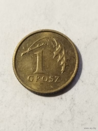 Польша 1 грош 2007