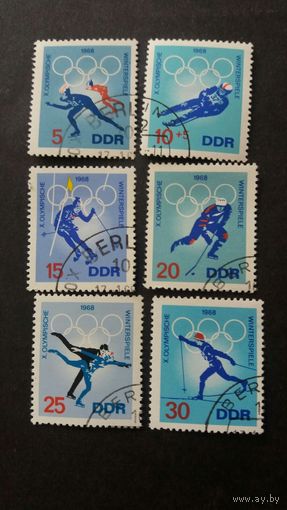 ГДР 1968  6м  ол.игры