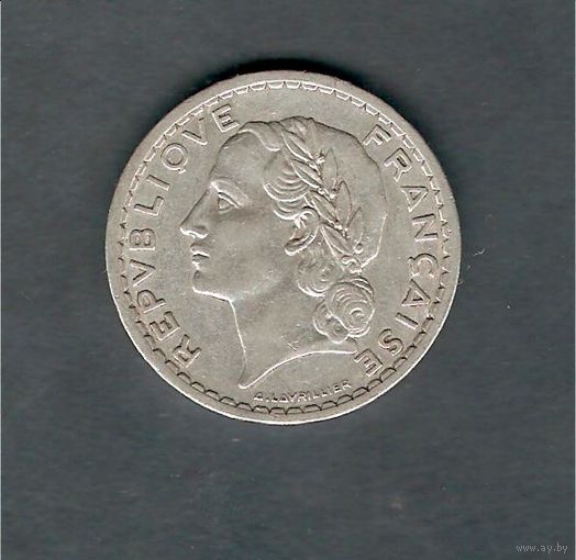 5 франков 1947 г. В