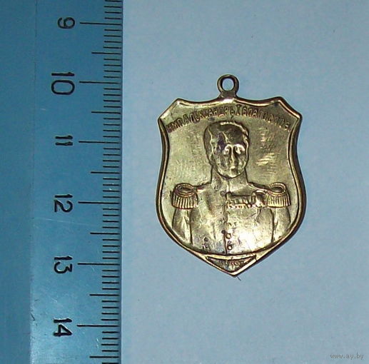Медаль-жетон  Николай I  1812-1912 гг.100-летие войны с Наполеоном.
