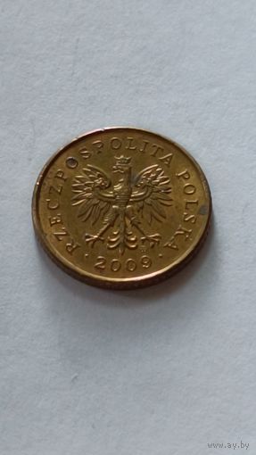 Польша. 1 грош 2009 года.