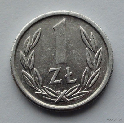 Польша 1 злотый. 1989